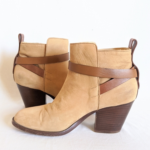 Rag & Bone Leather Strap Dalton Ankle Boots - Picture 7 of 15